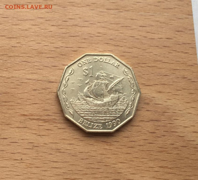 Белиз 1 доллар 1990 Корабль Парусник флот - beliz_1_dollar_1990_korabl_parusnik_flot