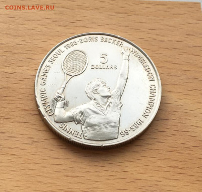Крона Шайба Ниуэ 5 долларов 1987 Олимпийские Игры Сеул 1988 - krona_shajba_niue_5_dollarov_1987_olimpijskie_igry_seul_1988_tennis_boris_bekker_sport_olimpiada (2)