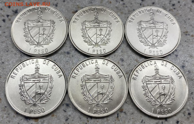 Набор Куба 1 песо 1997 Цветы 6 шт Карибская Флора UNC эмаль - nabor_kuba_1_peso_1997_cvety_6_sht_karibskaja_flora_unc_cvetnaja_emal_rastenija (1)