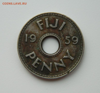 Британские Фиджи 1 пенни 1959 г. С рубля!  до 26.01.23 - DSCN6661.JPG