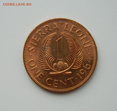 Сьерра-Леоне 1 цент 1964 г. С рубля до 26.01.23 - DSCN6667.JPG