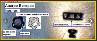 XIX век. Австро-Венгрия. Ложка серебро -800 проба - 1
