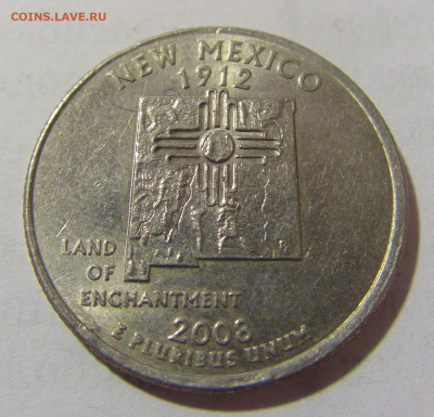 25 центов 2008 Нью Мехико Р США №1 27.01.2023 22:00 МСК - CIMG0773.JPG