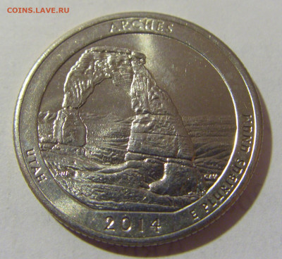 25 центов 2014 Юта D США №1 27.01.2023 22:00 МСК - CIMG0785.JPG
