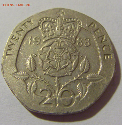 20 пенсов 1983 Великобритания №1 27.01.23 22:00 МСК - CIMG1189.JPG