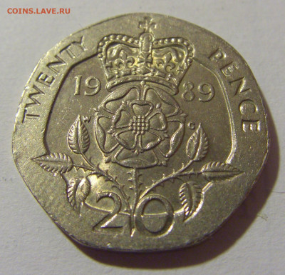 20 пенсов 1989 Великобритания №1 27.01.23 22:00 МСК - CIMG1205.JPG