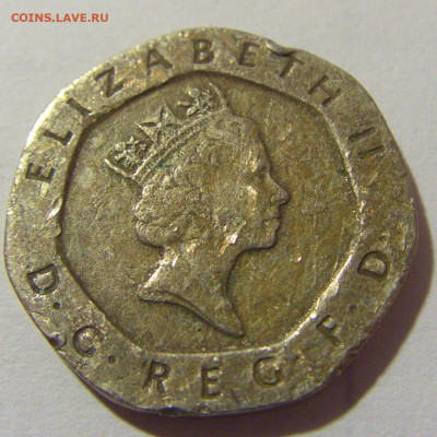 20 пенсов 1992 Великобритания №1 27.01.23 22:00 МСК - CIMG1215.JPG