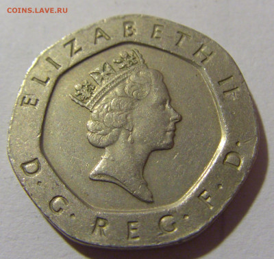 20 пенсов 1993 Великобритания №1 27.01.23 22:00 МСК - CIMG1223.JPG