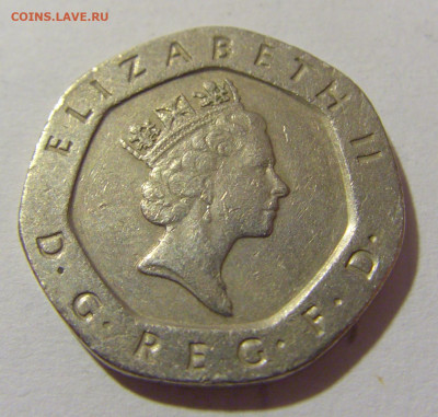 20 пенсов 1993 Великобритания №2 27.01.23 22:00 МСК - CIMG1227.JPG
