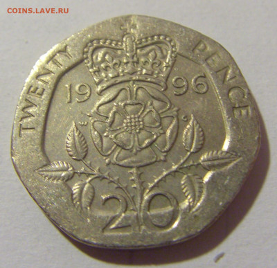 20 пенсов 1996 Великобритания №2 27.01.23 22:00 МСК - CIMG1241.JPG
