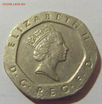 20 пенсов 1997 Великобритания №1 27.01.23 22:00 МСК - CIMG1247.JPG