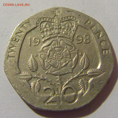 20 пенсов 1998 Великобритания №1 27.01.23 22:00 МСК - CIMG1249.JPG