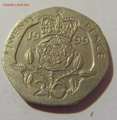 20 пенсов 1999 Великобритания №1 27.01.23 22:00 МСК - CIMG1253.JPG