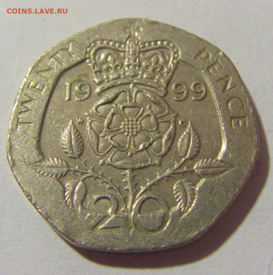 20 пенсов 1999 Великобритания №2 27.01.23 22:00 МСК - CIMG1257.JPG