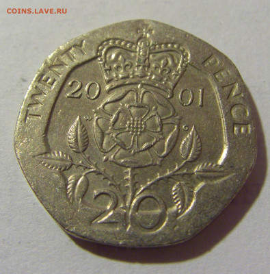 20 пенсов 2001 Великобритания №2 27.01.23 22:00 МСК - CIMG1273.JPG