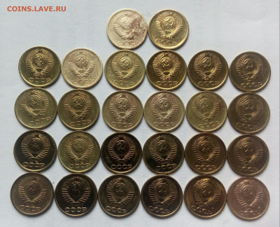 1коп.(1963÷91гг) (26шт) до 27-01-2023г. - 20220612_080124-1