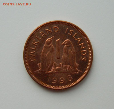 Фолклендские острова 1 пенни 1998г(Фауна)С рубля!до 26.01.23 - DSCN6679.JPG