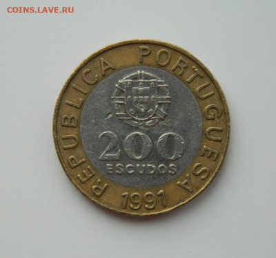 Португалия 200 эскудо 1991 г. (БИМ) С рубля! до 26.01.23 - DSCN6690.JPG