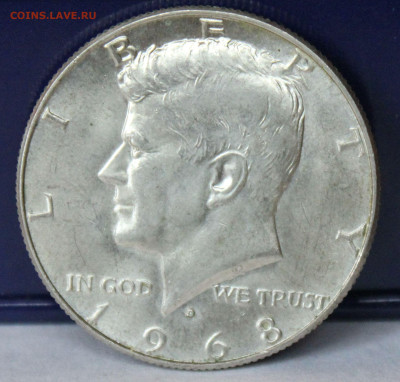 США ½ доллара, 1968, Кеннеди. Серебро 900. 26.01.23. 21-00 - IMG_1782.JPG