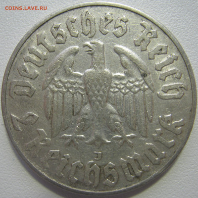 Германия 3 рейх 2 рейхсмарки 1933 J Мартин Лютер до 27.01. - IMG_3729.JPG
