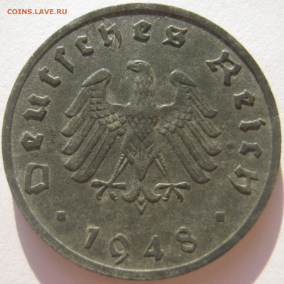 Германия оккупация союзников 10 пфеннигов 1948 F до 1.11 - IMG_2518.JPG