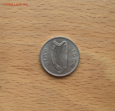 Ирландия 6 пенсов 1964 Собака Волкодав фауна животные - IMG_4626.JPG
