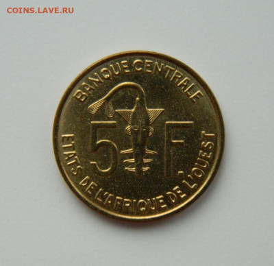 Фр. Западная Африка 5 франков 2008г(Фауна) С рубля до 30.01. - DSCN6869.JPG