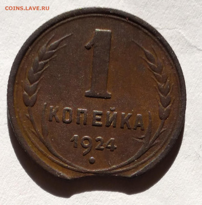 Выкус 1коп. 1924г. Не чищена - 20230125_123819