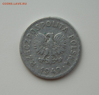 Польша 1 злотый 1949 г. С рубля! до 30.01.23 - DSCN6835.JPG