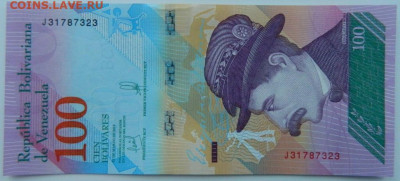 Венесуэла 100 боливаров 2018 г. С рубля! до 01.02.23 - DSCN7358.JPG