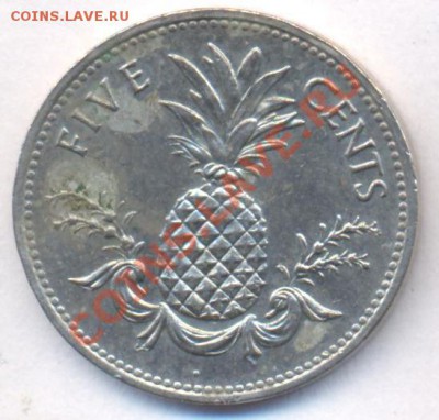 Багамские о-ва  5 центов 1987 г.До 12.12.11 г. 21-00 МСК. - Багамы 5.1