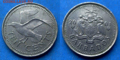 Барбадос - 10 центов 2001 года (Фауна) до 1.02 - Барбадос 10 центов, 2001