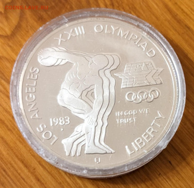 США 1 доллар 1983 Олимпиада до 22-00 30.01 - PXL_20230126_195934684~2