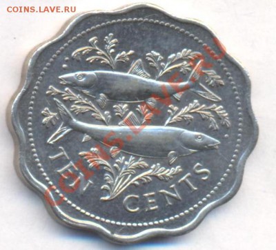 Багамские о-ва 10 центов 1980 г.До 12.12.11 г. 21-00 МСК. - Багамы 10.3