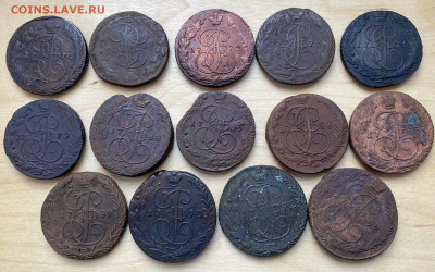 Пятаки 1770 -1795 32 шт в кейсе - 21AD7D8C-1712-4E0B-8F81-680E42B18B86