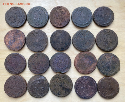 Пятаки 1770 -1795 32 шт в кейсе - 387EC2AC-1972-4ECB-8B12-6955D6502523