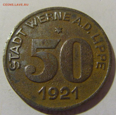 Нотгельд 50 пф 1921 Верне Липпе №1 03.02.23 22:00 МСК - CIMG2770.JPG