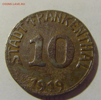 Нотгельд 10 пф 1919 Франкенталь №1 03.02.23 22:00 МСК - CIMG2855.JPG