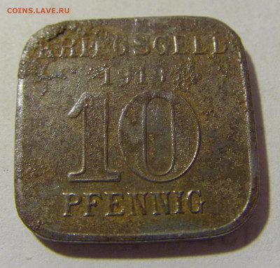 Нотгельд 10 пф 1919 Нойвайд №1 03.02.23 22:00 МСК - CIMG2859.JPG