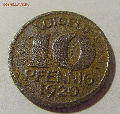 Нотгельд 10 пф 1920 Халле №1 03.02.23 22:00 МСК - CIMG2863.JPG