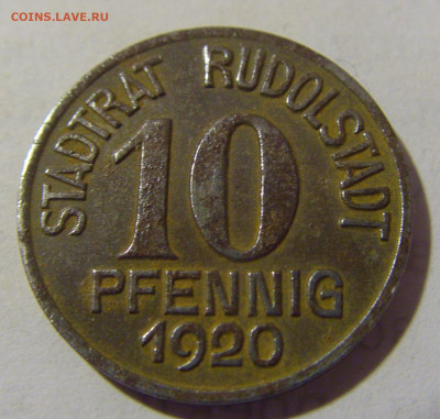 Нотгельд 10 пф 1920 Рудоль Шиллер №1 03.02.23 22:00 МСК - CIMG2895.JPG