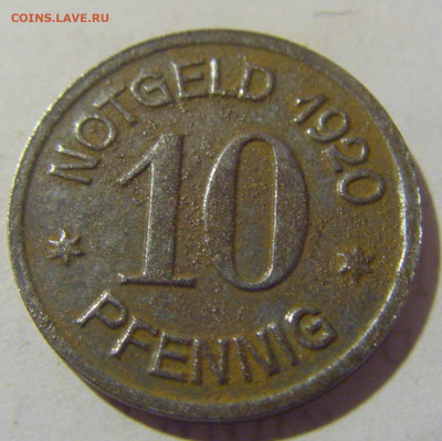 Нотгельд 10 пф 1920 Оттмахау №1 03.02.23 22:00 МСК - CIMG2911.JPG