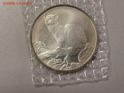 3 рубля 1995 Соболь. АЦ серебро в запае, до 03.02 - Y СОБОЛЬ-1