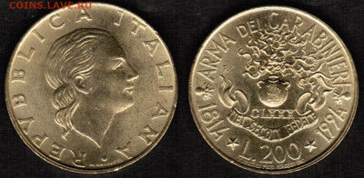 Италия-200 лир 1994 года - 180 лет карабинерам - Италия 200 лир 1994 Карабинеры11