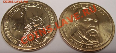 1$ 20 Президент США James A.Garfield - 20-й презид..JPG