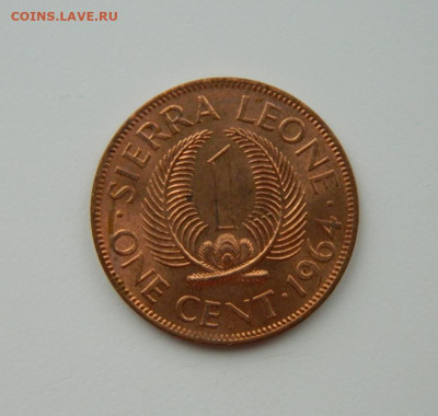 Сьерра-Леоне 1 цент 1964 г. С рубля до 02.02.23 - DSCN7438.JPG