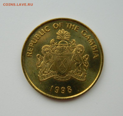 Гамбия 10 бутут 1998 г. (Фауна) С рубля! до 02.02.23 - DSCN7417.JPG