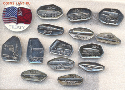 Значки Договор РСМД 2 комплекта - РСМД_1