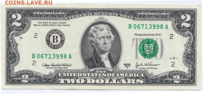 США 2 доллара 2003 г. до 05.02.23 г. в 23.00 - 050
