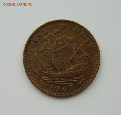 2 пенни 1963г(Парусник)С рубля! до 02.02.23 - DSCN7449.JPG